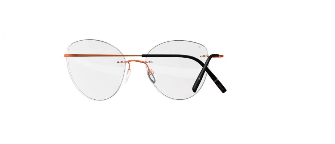 Silhouette Titan Minimal Art Stellar Demo Rimless 5599 Eyeglasses - view 143